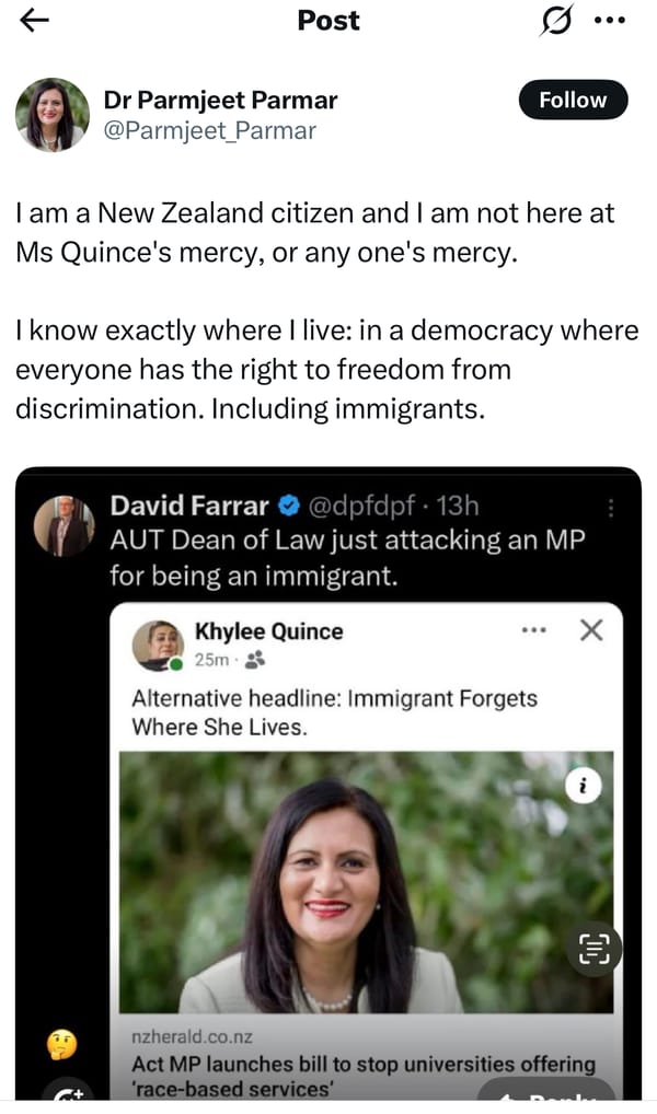 Dr Parmar Should Read the Human Rights Act Sometime